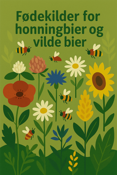 Fodekilder for honningbier og vilde bier